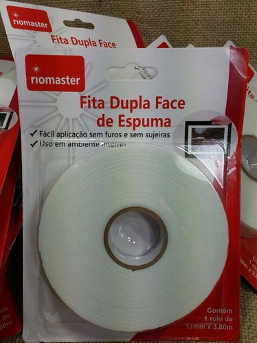 3,8 mts   Mts Dupla Face De Espuma Banana 17 Mm Larg. - 3D promoção