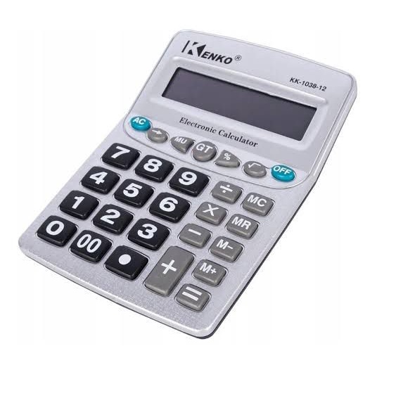 Calculadora convencional de mesa grande de 12 dígitos Alfacell KK-1038 RF