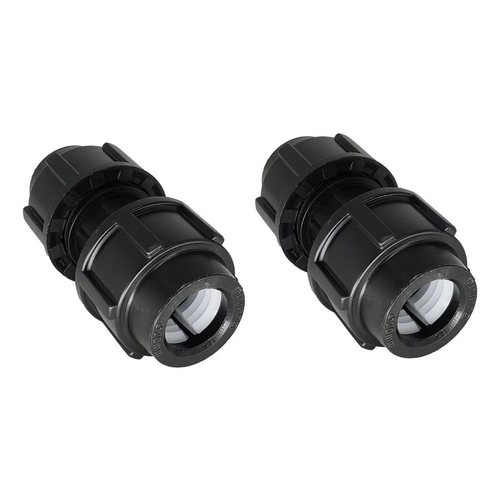 União Compressão 20mm - Copasa / Sabesp - 2 Pçs