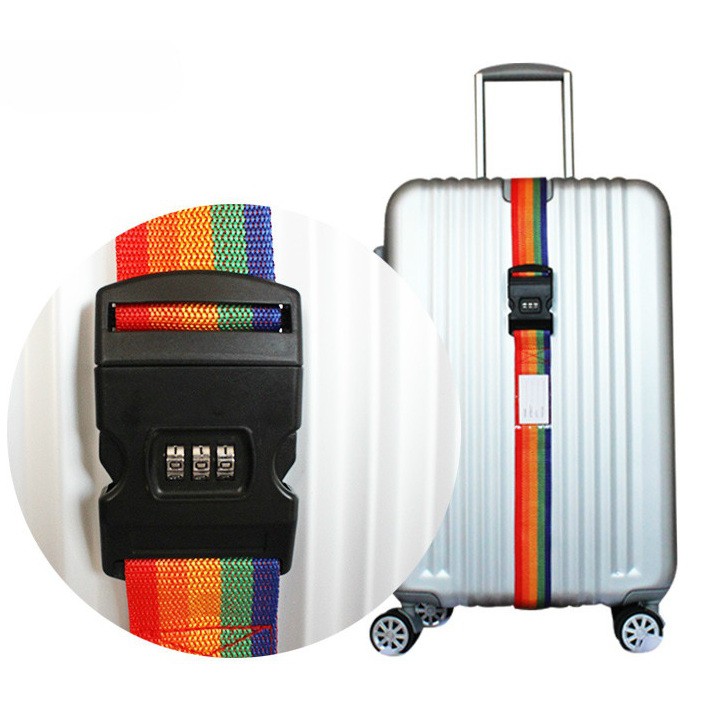 Cinta de Proteção para Mala de Viagem com Senha 3 Dígitos Ajustável