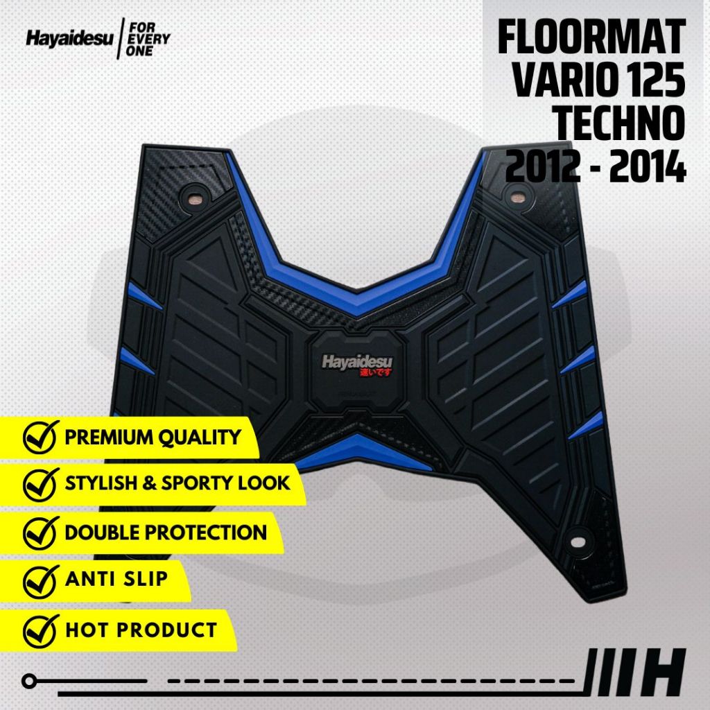 Tapete Hayaidesu Honda VARIO 125 Techno/KZR (2012-2014) Para Motocicleta-Qualidade Premium