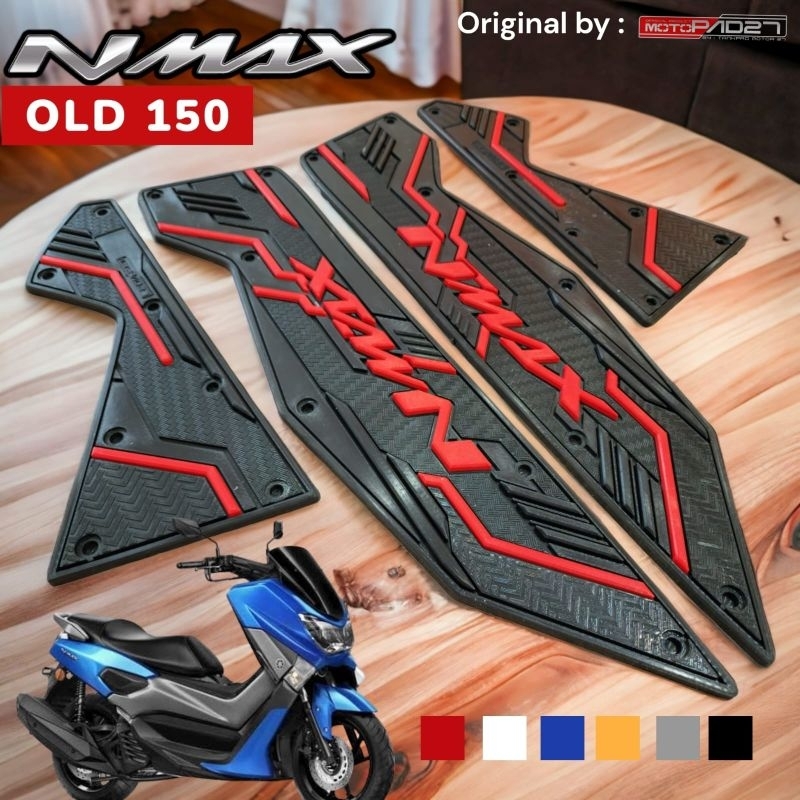 Tapete De Motocicleta De Borracha Premium Antigo Nmax 2015-2019