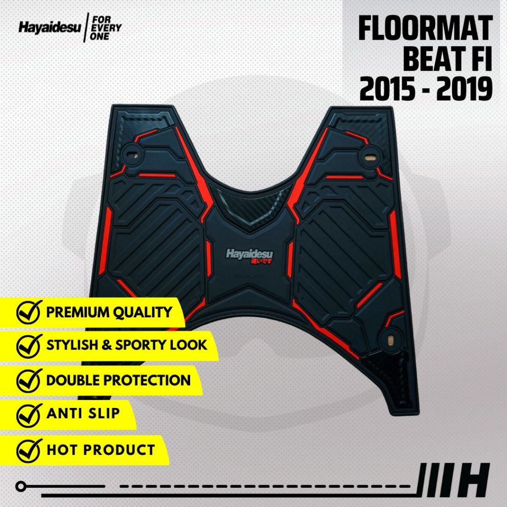 Tapete De Motocicleta Hayaidesu BEAT 2015-2019-Qualidade Premium