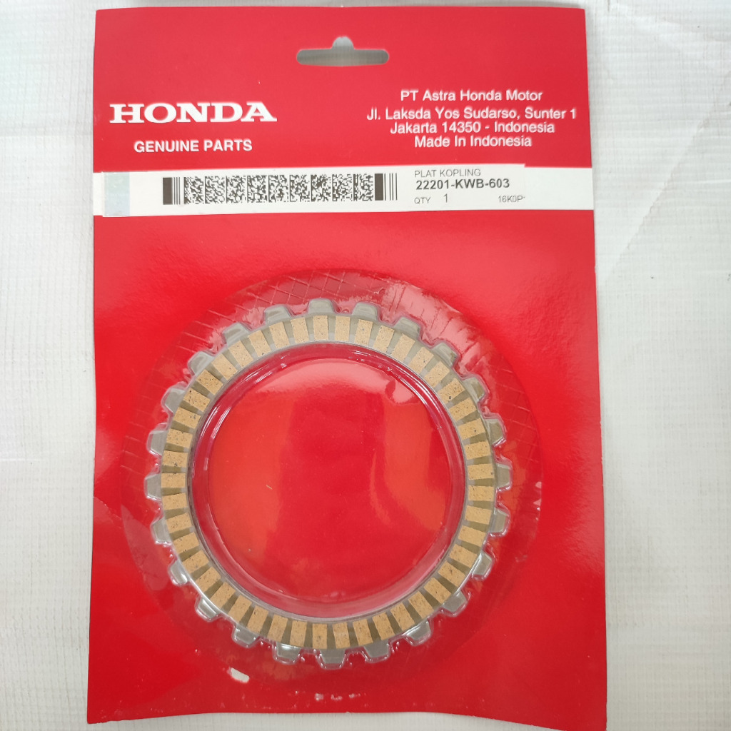 Placa De Embreagem HONDA BLADE 22201-KWB-603