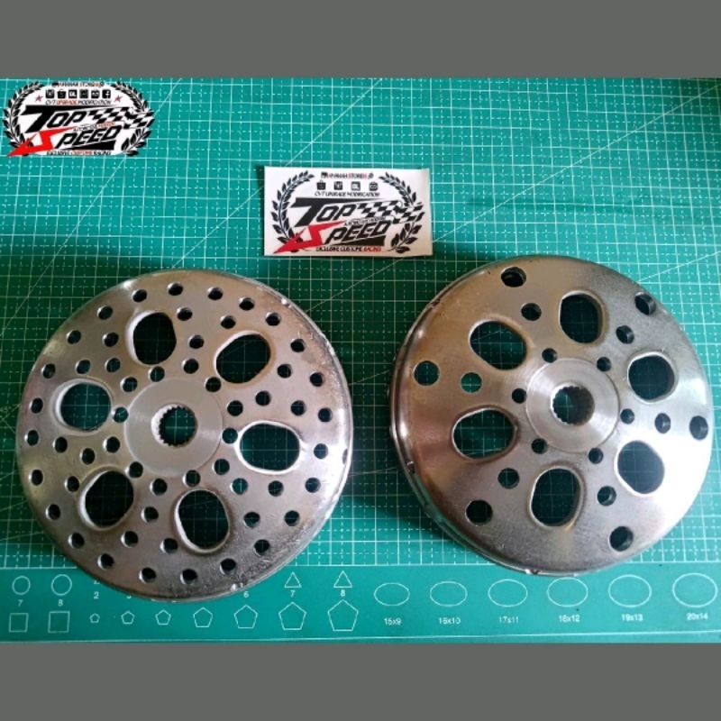 Taça De Fecho Duplo Personalizada NMAX Nova AEROX LEXI B65 2017-2026 ANTI-GREDEG CARTEL BOWL