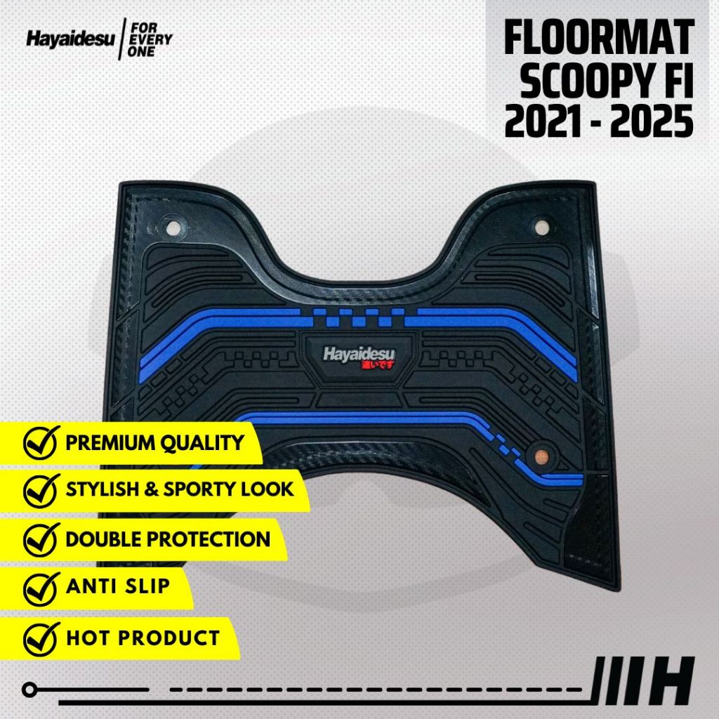Tapete Hayaidesu Novo De Motocicleta Honda Scoopy 2021-2024-Qualidade Premium