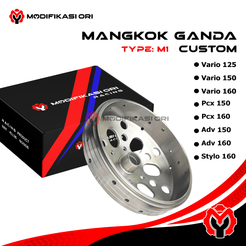 Taça De Fecho Duplo pcx 150 Vario 125 150 cc Tigela Dupla Personalizada cvt kiri matic bowl Atualização