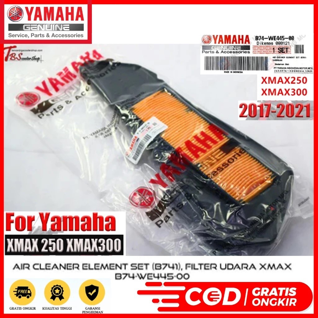 Filtro De Ar Espuma Elemento De ASSY XMAX X MAX 250 300 B74-WE445-00