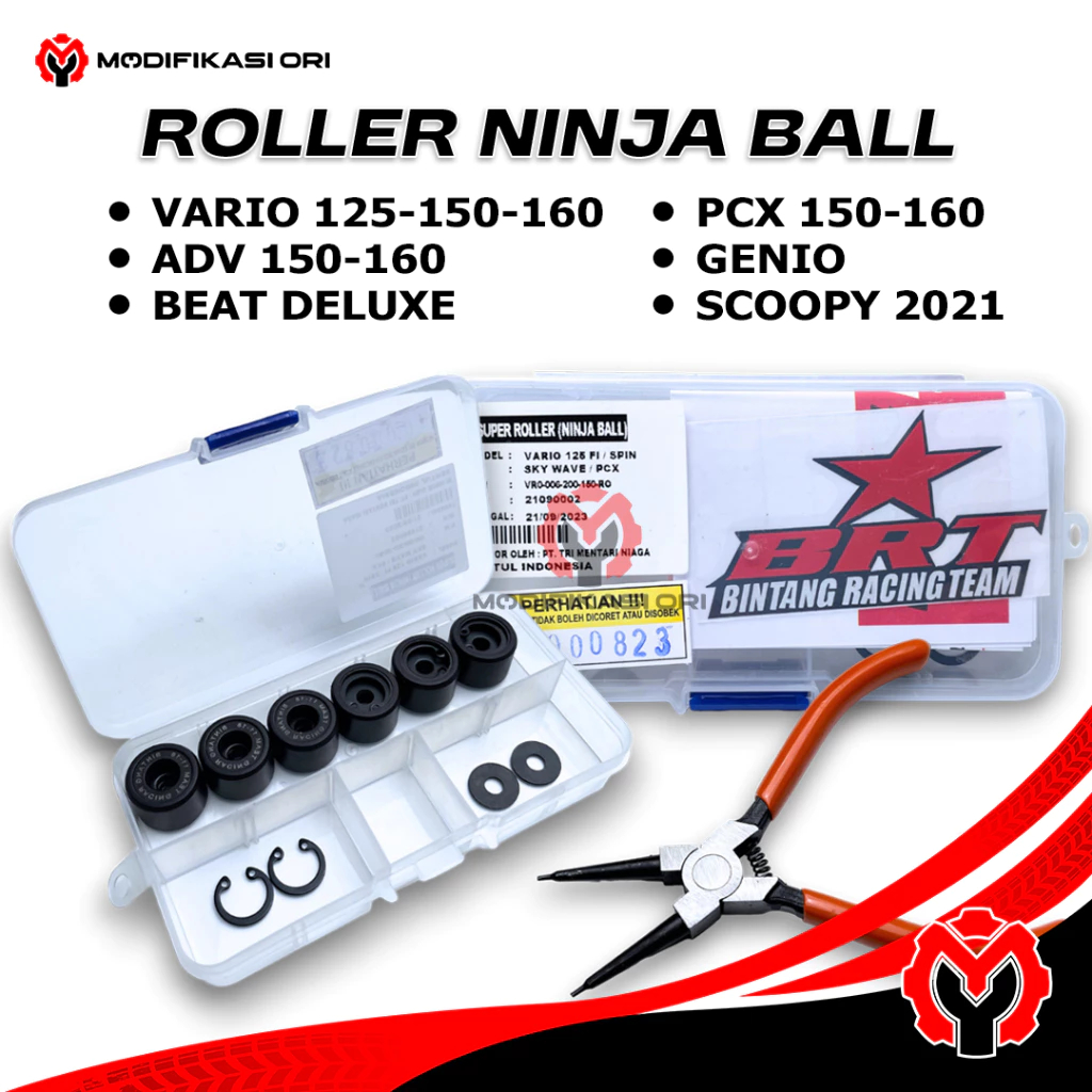 BRT Racing NINJA ROLLER-BALL Beat Fi-Scoopy-Genio
