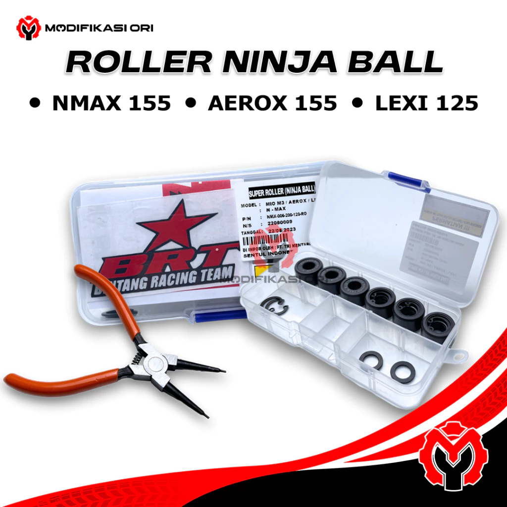Rolo NINJA BALL BRT-NMAX AEROX LEXI-YAMAHA-ORIGINAL