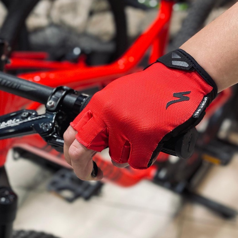 Luvas De Bicicleta Especializadas GEL Mountain Road Bike Ciclismo De Meio Dedo Para Motocicleta MTB Chocante Resirável