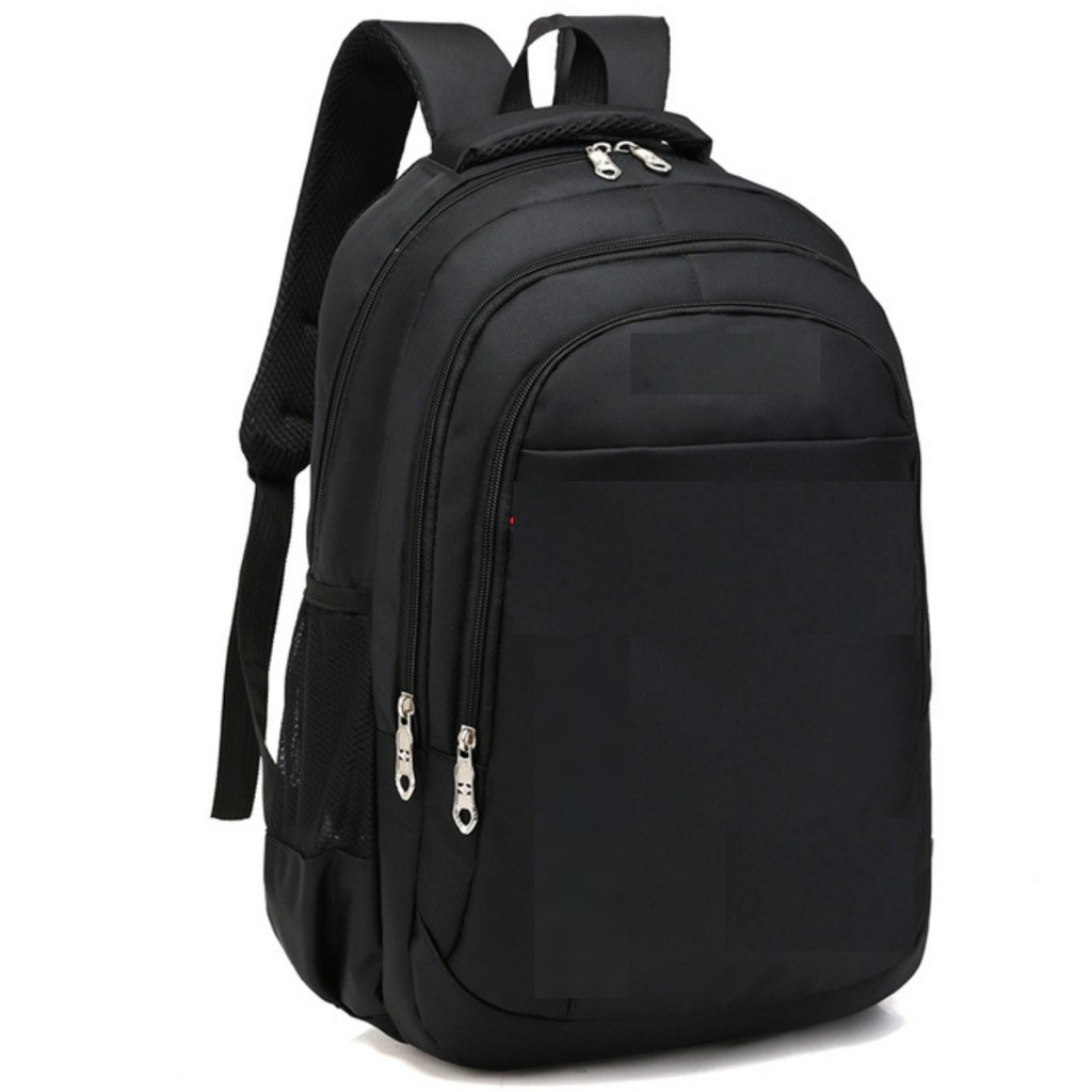 Mochila Escolar Resistente Bem Espaçosa Faculdade Trabalho Viagem Cor Preta