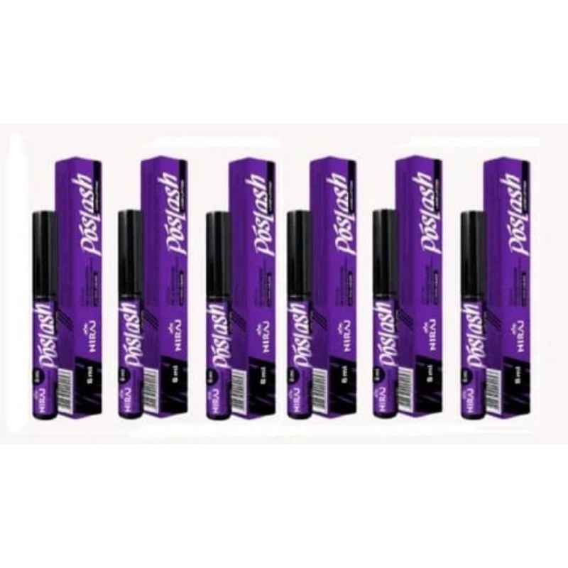 Niraj Sérum Kit com 6 unidades Regenerador Pós Lash Lifting -  8 Ml  - Roxo - Com Ácido Hialurônico