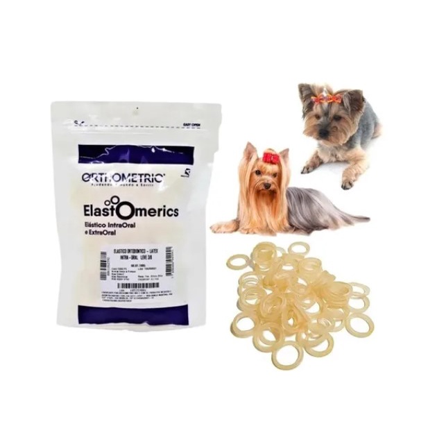 kit 3000 Borrachinhas Para Laços Pet Shop 5/16