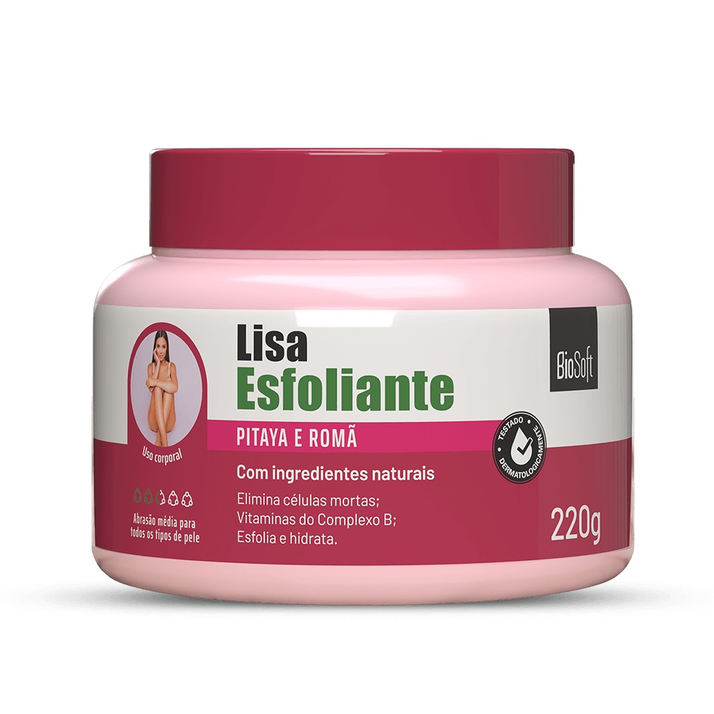Esfoliante Pitaya e Romã Bio Soft 220g