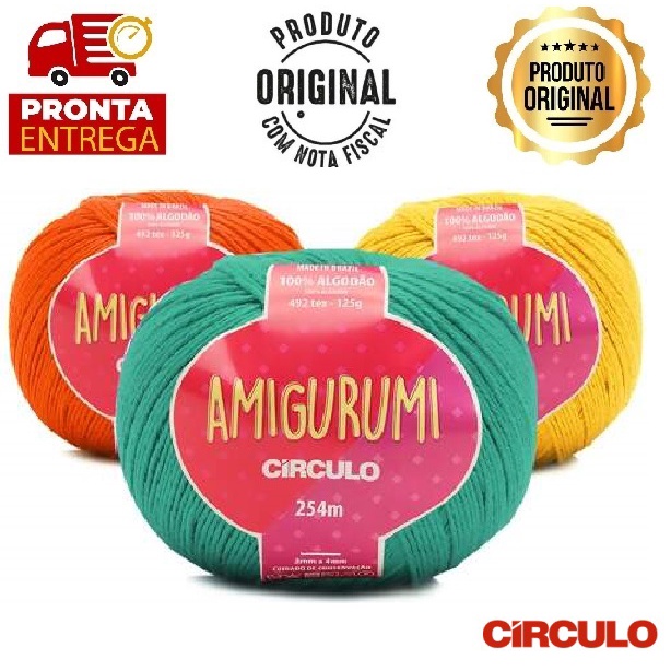 Fio linha AMIGURUMI Círculo 125g
