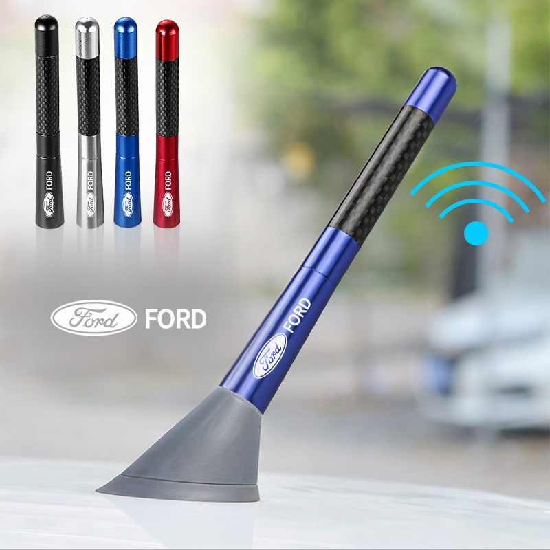Antena Aérea De Rádio De Carro Amplificada Em Liga De Alumínio Acessórios Melhorada FM/AM Para Ford Kuga Fiesta Focus Mondeo Mk1 Mk2 Mk3 De St