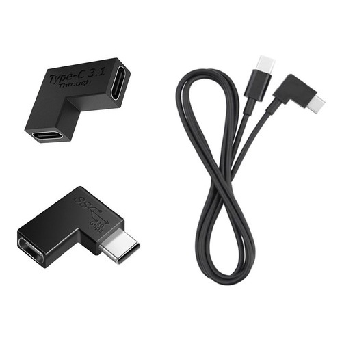 Cabo 1 Metro Osmo Pocket + 2 Adaptador ( Tipo C - Tipoc )