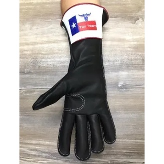 Luvas De Montaria Em Touros Tex Team - Preto