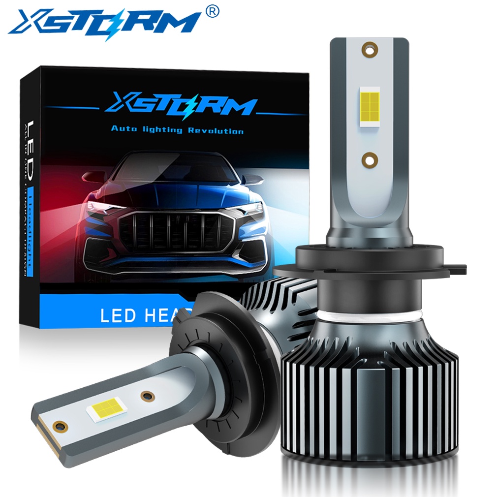 XSTORM 2pçs 22000LM Farol LED H1 H4 H7 H11 9005 9006 super Brilhante 12v