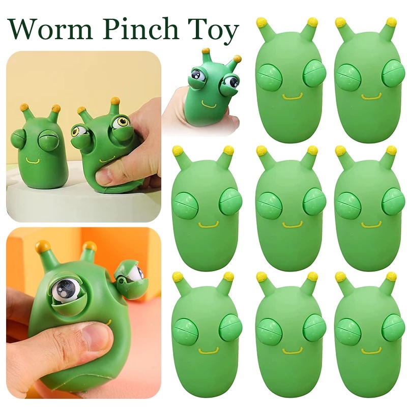 1PC Aliviador De Estresse De Escritório Antistress Brinquedo Anti-Stress Toy Novidade Olho De Apertar Engraçado