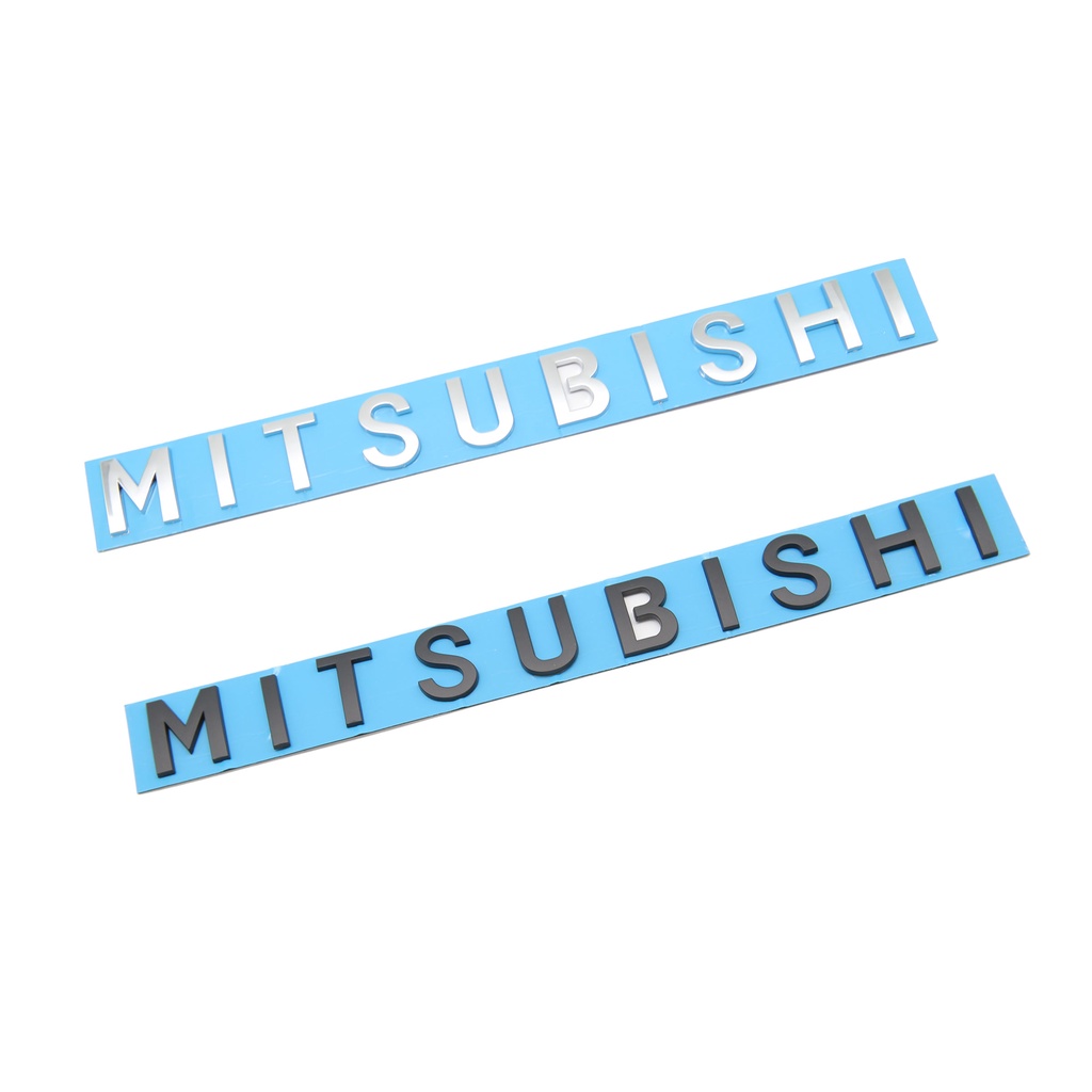 3D ABS Letras Do Carro Capô Dianteiro Emblema Traseiro Cauda Pára-Choques Caminhão Adesivo De Estilo Para Mitsubishi