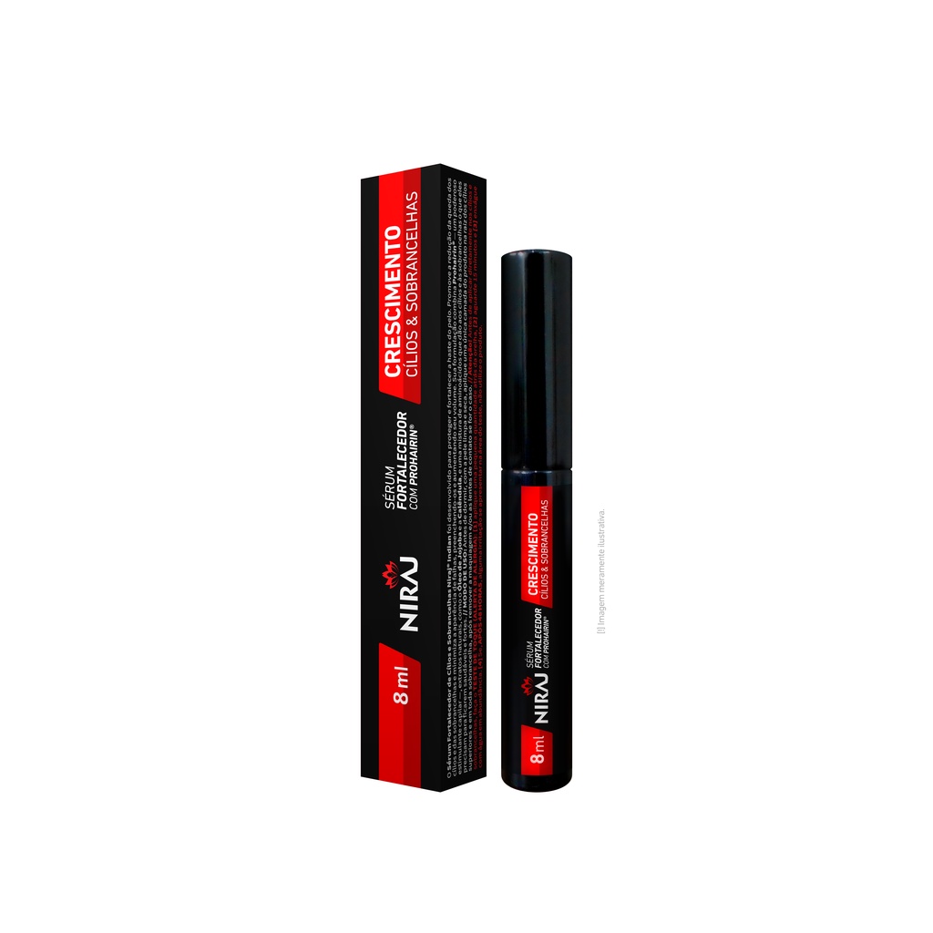 Niraj - Sérum Fort. De Cílios Com Prohairim 8ml - Vermelho