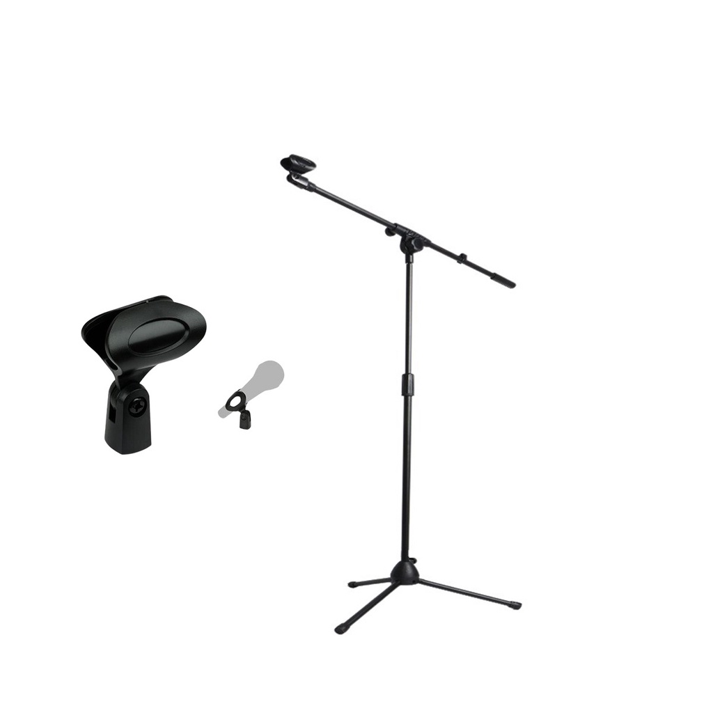 Pedestal Suporte Microfone KGL Girafa Regulável  Com Cachimbo para microfone