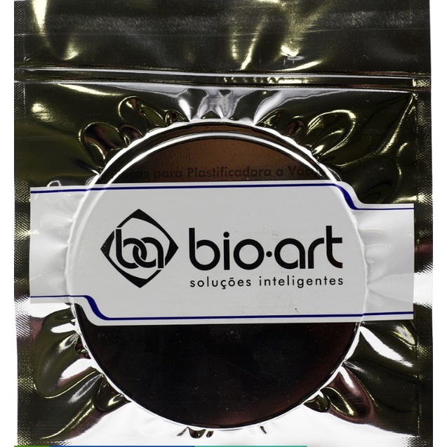 Placa Acetato Cristal Bio-Art 1mm Redonda - embalagem com 05 unidades