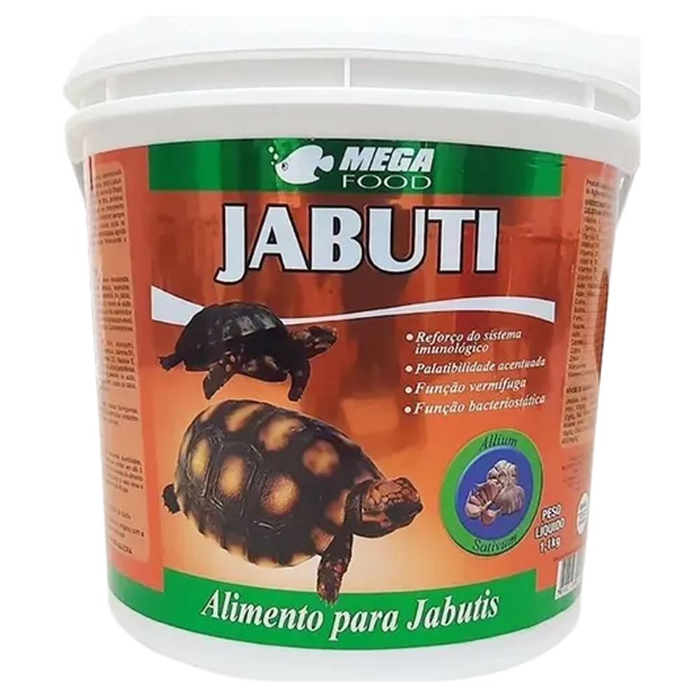 Mega Food Ração Para Jabuti 1,1Kg Balde