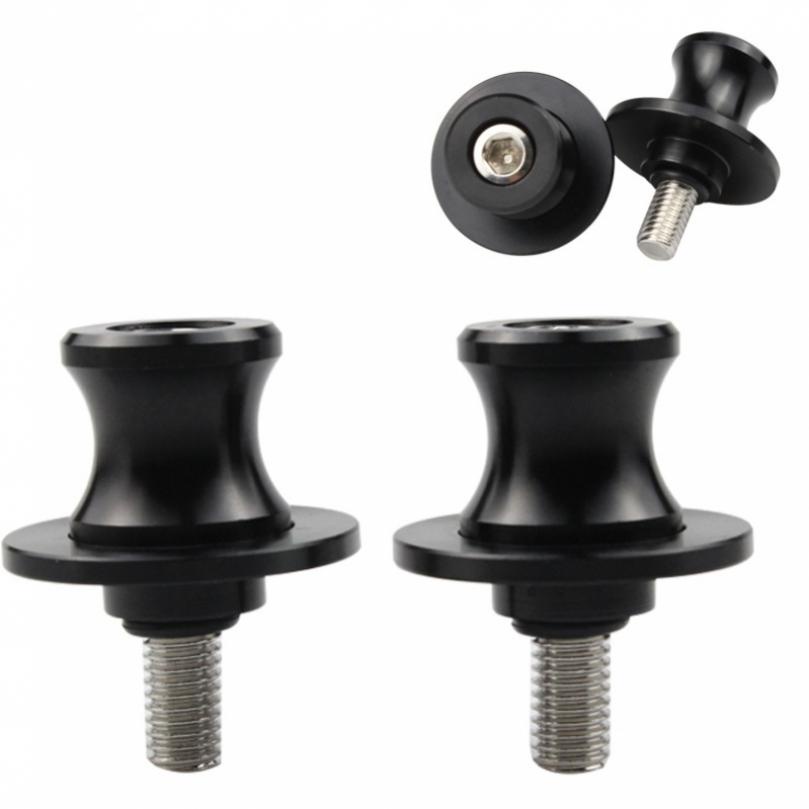 2 Peças De Alumínio M6/M8/M10 Carretéis Deslizantes De Braço Oscilante De Motocicleta CNC Parafuso De Suporte
