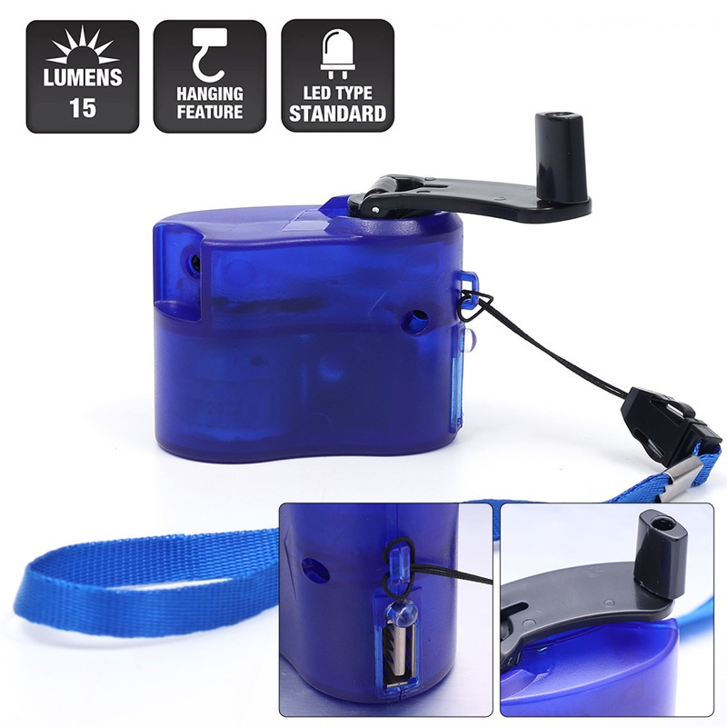 [Dinamo Carregador De Emergência USB De Energia Manivela/Multiferramenta Portátil Caminhada Para Camping Telefônico Viagem/Ferramentas De Sobrevivência Ao Ar Livre