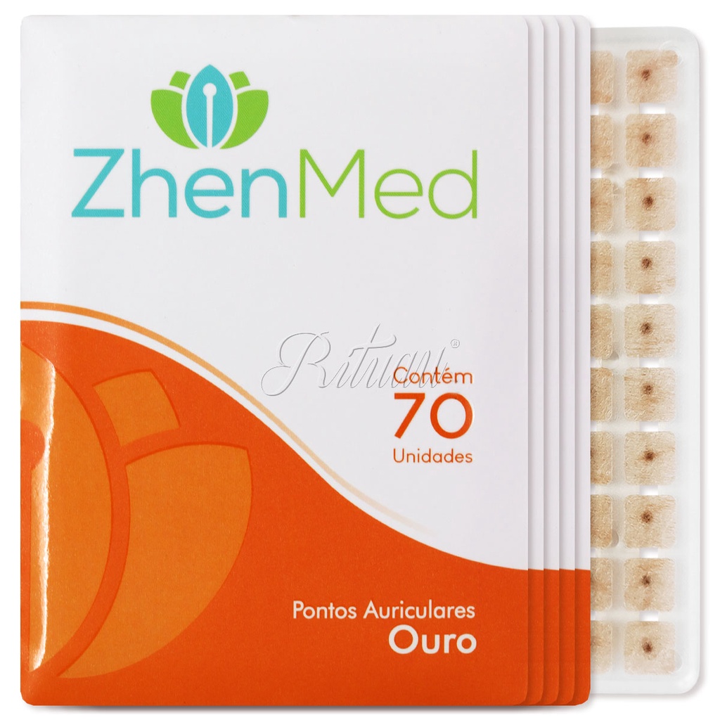 Ponto Auricular Ouro 350 Pontos Acupuntura Auriculoterapia ZhenMed