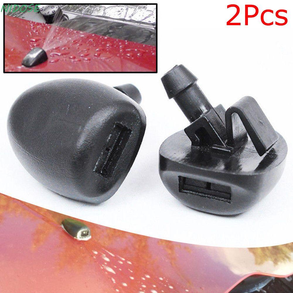 NIDOSE 2Pcs Bocal Do Limpador De Pára-Brisas Preto Para Veículos Peugeot 407 206 207
