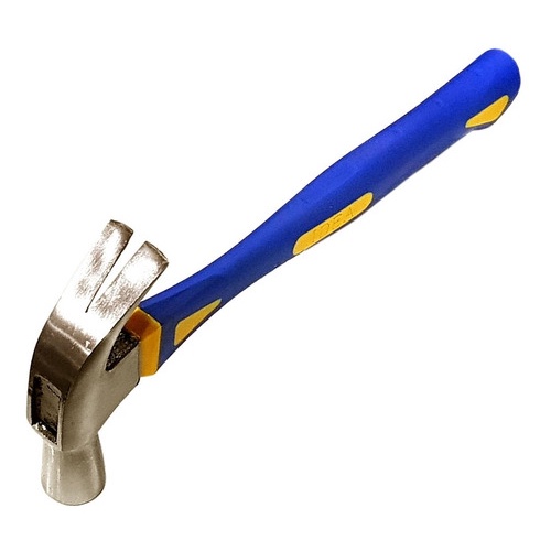 Martelo Cabo Longo 30 cm (12") Cabo De Fibra 100% Emborrachado 700g Uso Profissional Carpinteiro