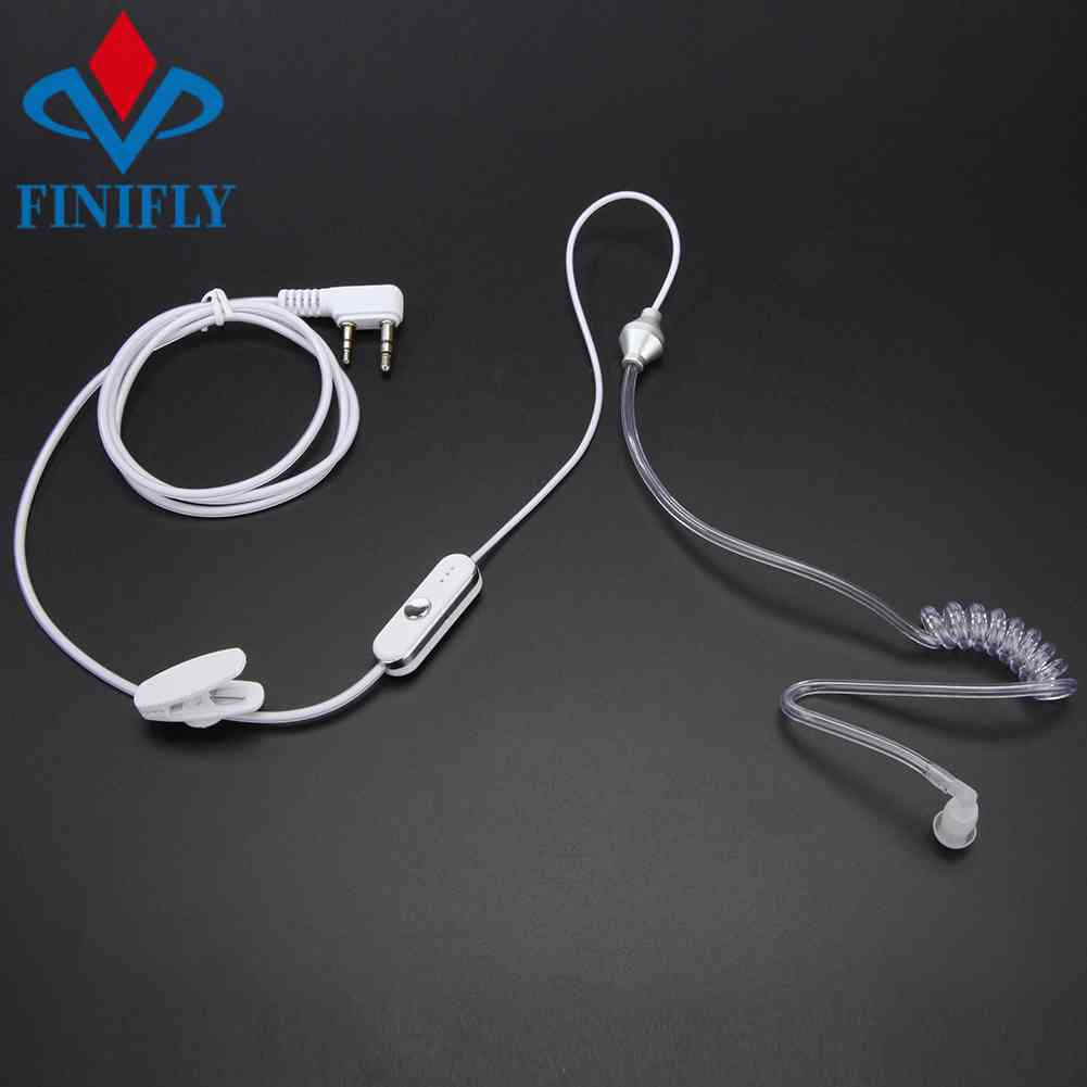 Fone De Ouvido PTT MIC De 2 Pinos Para Rádios Baofeng Retevis