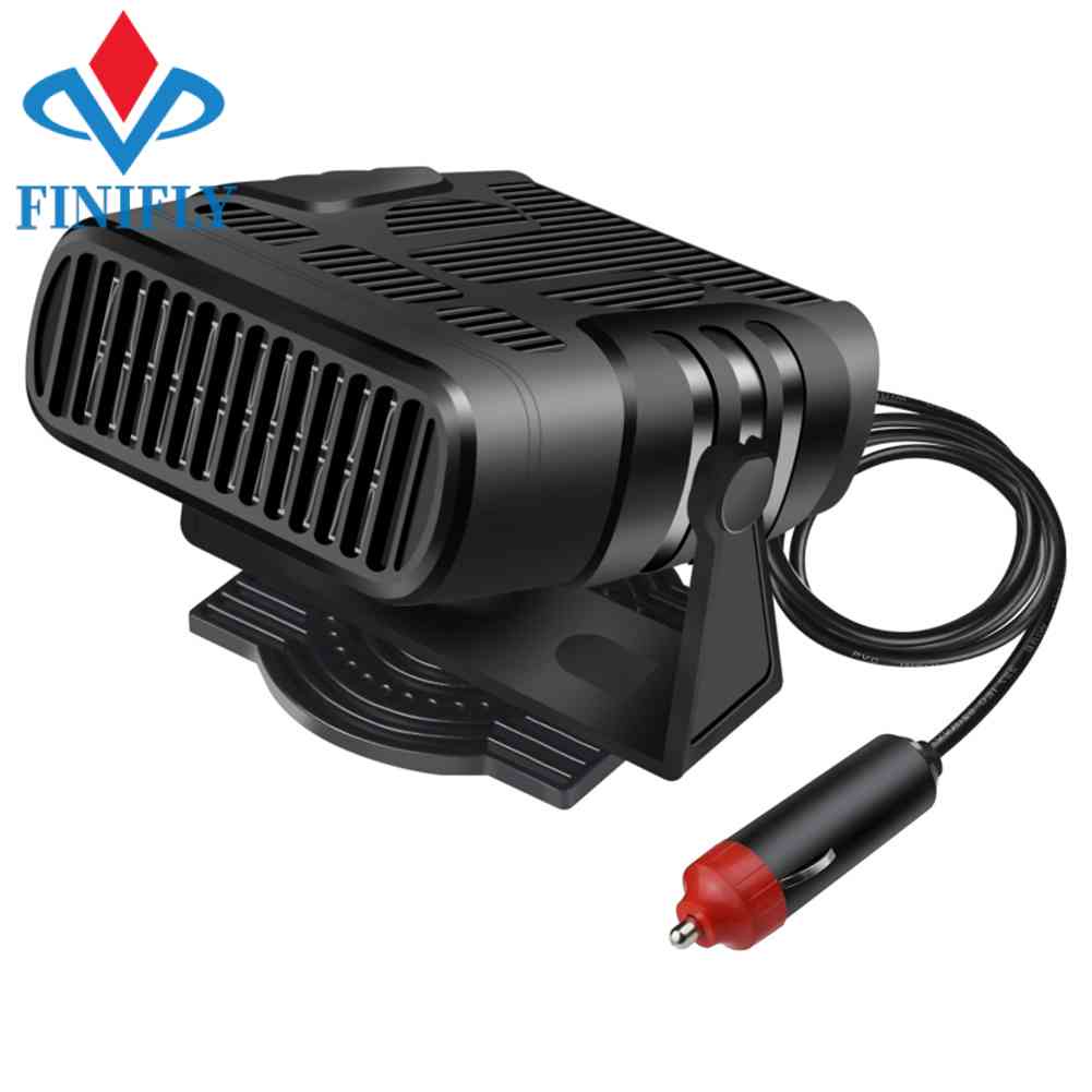 Ventilador De 12V/24V Aquecedor Portátil Para Carros Ar Condicionado Desembaçador
