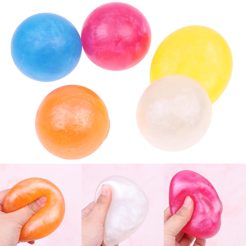 Bolas De Alívio De Estresse Soft Maltose Toy Stretch Elastic Ball Brinquedos Antistress Para Estudantes Adultos