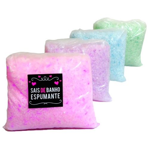 Sais De Banho 1kg Banheira Ofurô Spa Relaxante Aromas