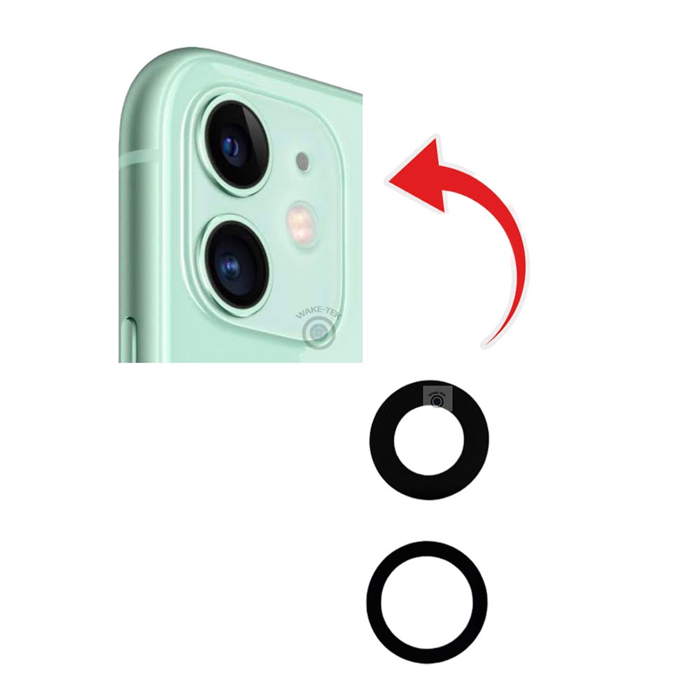 Lente Vidro Camera Traseira - Compativel iP 11
