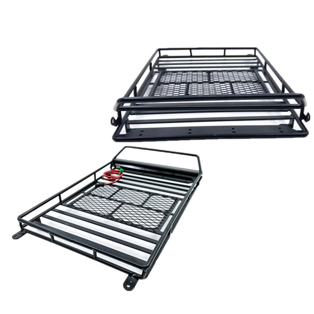 1 * RC Rack De Teto Para Carro Universal De Escalada Bagagem Modificado Acessório