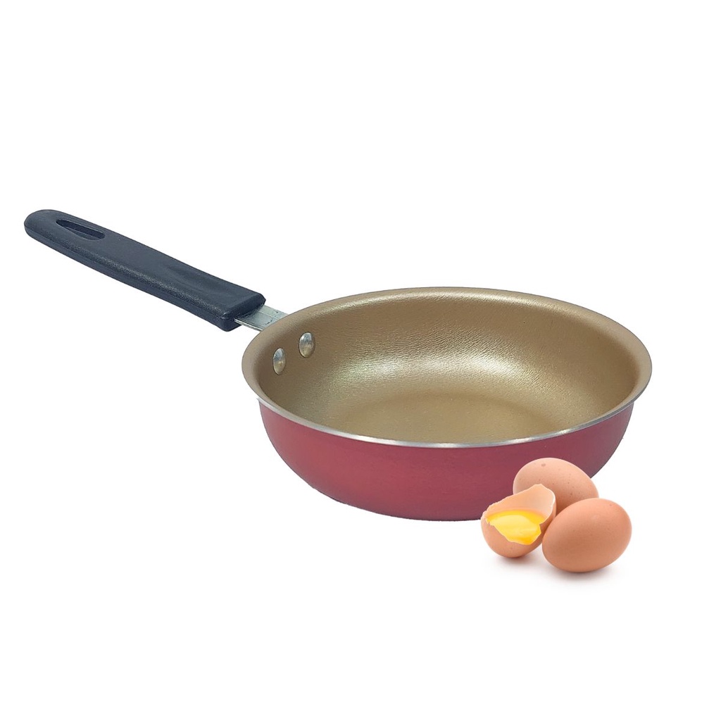 Frigideira de ovo Antiaderente Teflon 12cm Cozinha Eficiente
