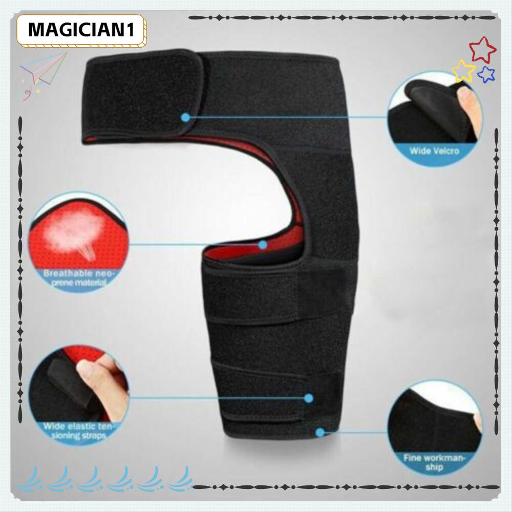 MAGICIAN Cinto Ajustável Para A Perna Do Quadril Ciático Nervo Alívio Da Dor Muscular Correia De Envolvimento Coxa