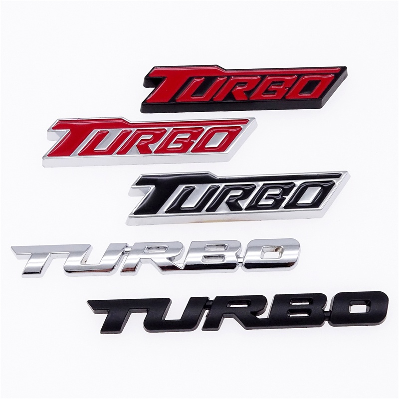 3D TURBO Logotipo Estilo Do Carro Adesivo Liga De Metal Emblema Decalques Acessórios De Decoração Automática Para Audi