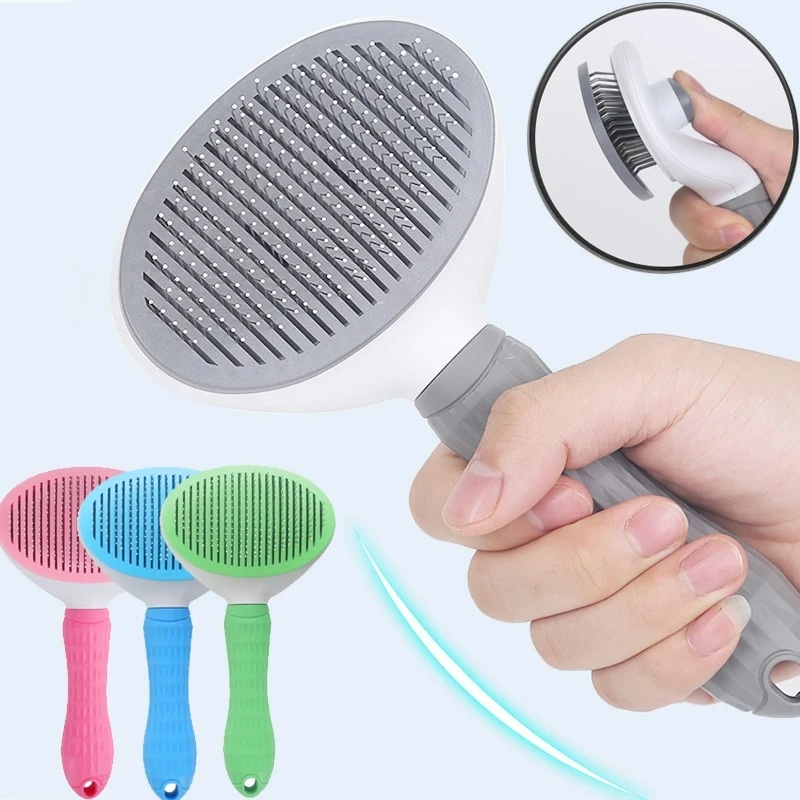 Escova Removedora Tira Pelos Dos Pets Cães Gatos