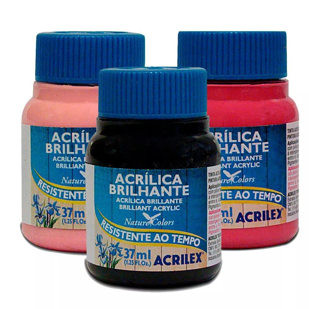 Tinta Acrílica Brilhante 37ml Acrilex