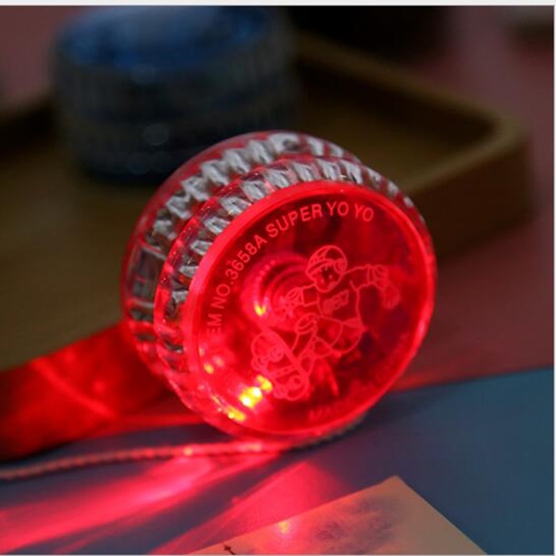 Venda A Quente Yoyo Classic Baby Toys Mágico Profissional Led Light Up Bearing Com Cordão Giratório