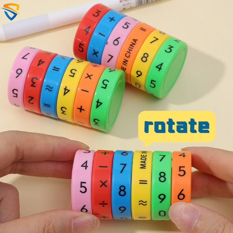 Premium Divertido Jogo De Matemática Infantil Magic Cube Toy Kids Learning Educational Math Arithmetic Numbers Block Calculate Game Montessori Puzzle Toys For Toddler