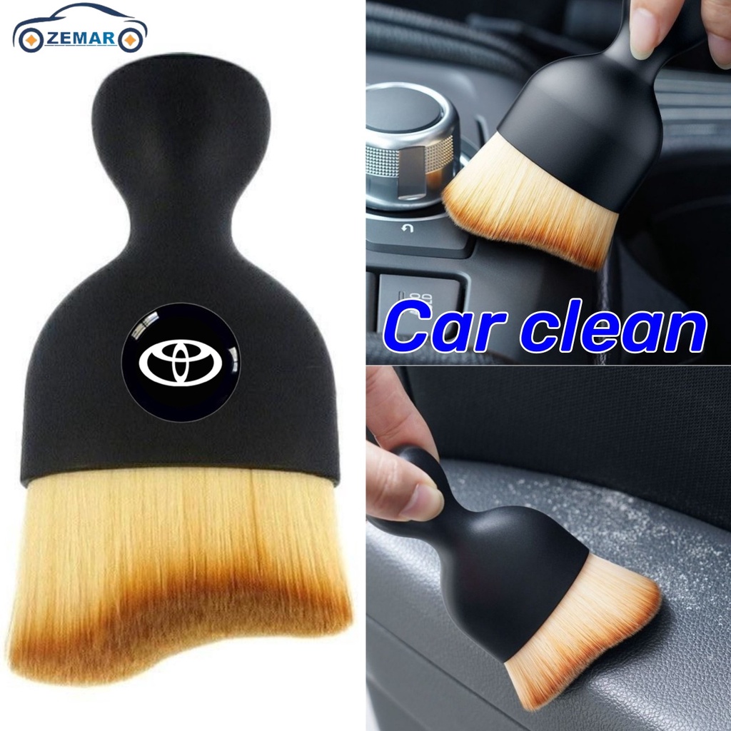 1Pc Toyota Acessórios Genéricos Para Carros Limpeza Interior Do Carro Escova Macia Painel De Controle De Ar Gap Remoção De Pó De Detalhe Ferramenta De Automática Corolla Cross Hilux Yaris Etios RA