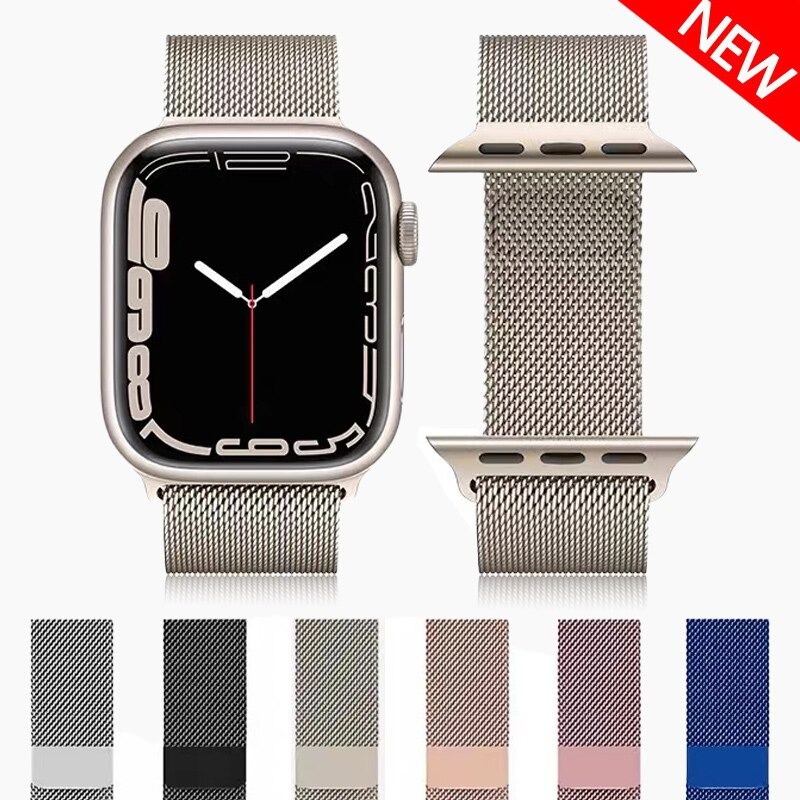 Pulseira Milanese applewatch Apple Watch Iwo 38/40/42/44mm/45mm/41mm